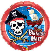 Kalózhajó - Birthday Mate Pirate Ship Születésnapi Fólia Léggömb