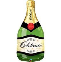 Pezsgősüveg - Champagne Bottle Celebrate Fólia Léggömb