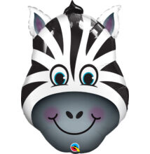 Zany Zebra - Zebra Fej Fólia Léggömb