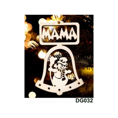 Karácsonyfadísz - Csengő - Mama