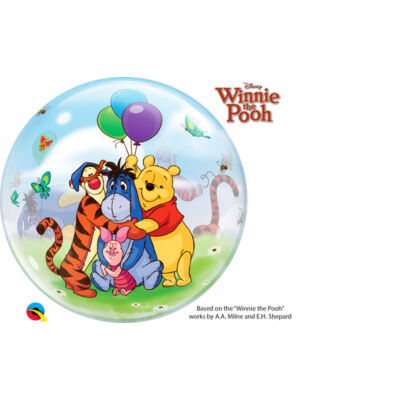 22 inch-es Disney Winnie The Pooh And Friends - Micimackó Bubbles Lufi
