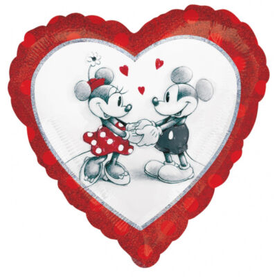 Mickey & Minnie Love Holographic Fólia Lufi