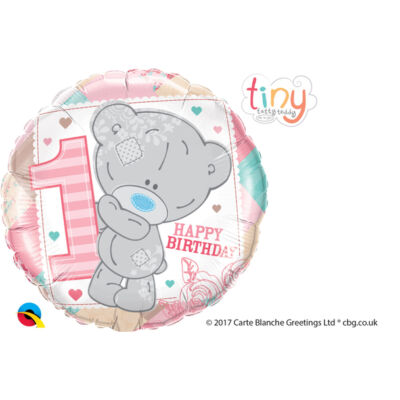 Macis - Tatty Teddy Birthday Szíves Első Születésnapi Fólia Léggömb