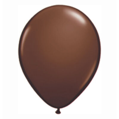 Csokoládébarna Színű Kerek Gumi Lufi - 28 cm