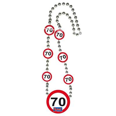70-es Sebességkorlátozó Számos Szülinapi Parti Nyaklánc